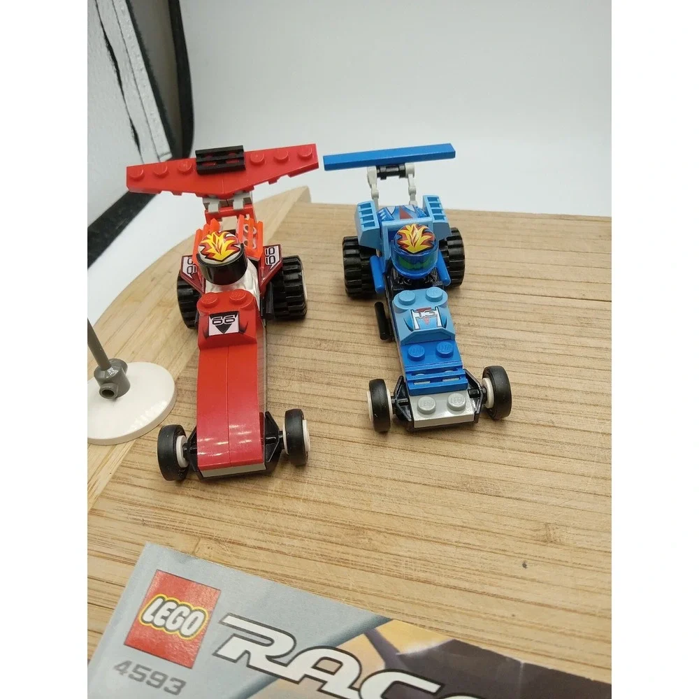 LEGO Racers #4593 Zero Hurricane & Red Blizzard With Instructions Discontinued